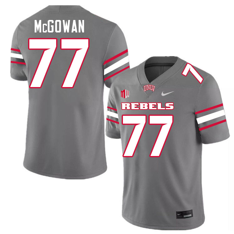 Malik McGowan UNLV Jersey,UNLV Rebels Football Uniforms,Jerseys,Gears-Grey